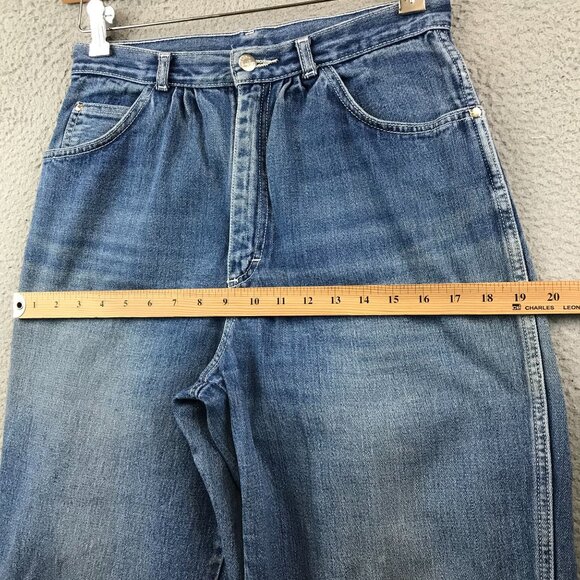 Vintage Gitano Womens High-Waisted Relaxed Fit Jeans Size 14 100% Cotton - Picture 7 of 15